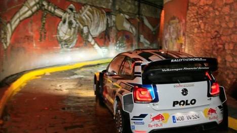 Sebastien Ogier im berühmten Tunnel der Guanajuato Street-Stage
