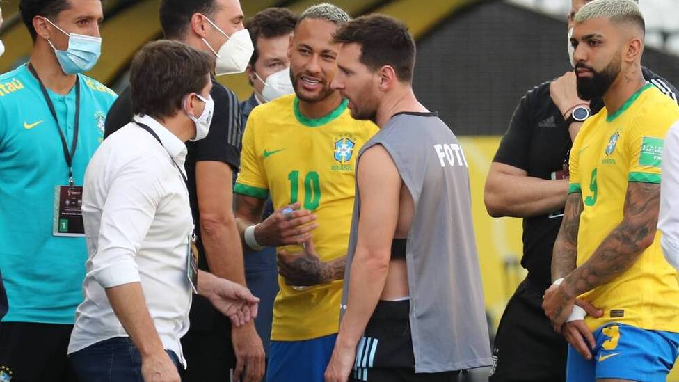 In der WM-Quali zwischen Brasilien und Argentinien kam es zu verrückten Szenen