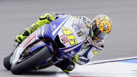 Yamaha's Italian rider Valentino Rossi t