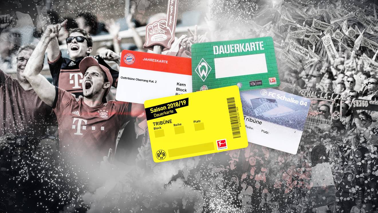 Bundesliga: So viele Dauerkarten verkauften FC Bayern München, BVB und Co.