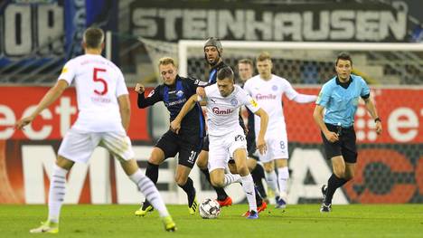 Der SC Paderborn rettet kurz vor Schluss einen Punkt gegen Holstein Kiel