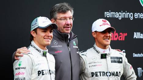 Michael Schumacher und Nico Rosberg fuhren 2012 gemeinsam für Mercedes