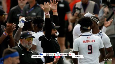 Die USA bleiben die unangefochtene Macht im Flag Football. Im WM-Finale von Düsseldorf setzt sich der Titelverteidiger gegen Italien durch und sichert sich den sechsten Weltmeistertitel in Folge.