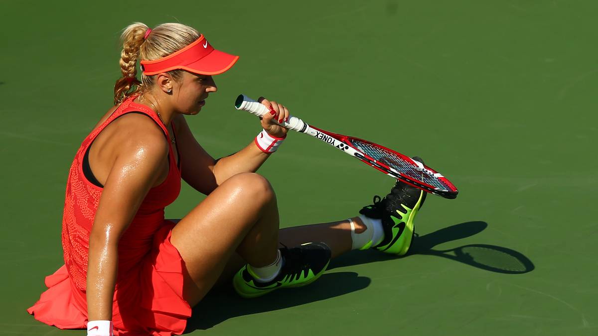 Ganz anders die Stimmungslage bei Sabine Lisicki...