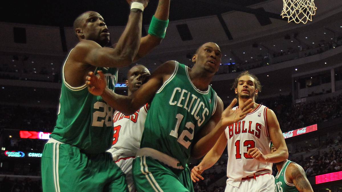 JaJuan Johnson (Nummer 12) absolvierte 36 Spiele in der NBA für die Boston Celtics