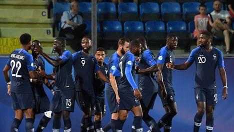 FBL-EURO-U21-FRA-CRO Trotz zweier Sieg muss Frankreich gegen das Überraschuntgsteam aus Rumänien noch um dne Einzug ins Halbfinale zittern