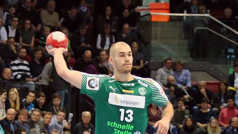 Maximilian Janke spielt in der Handball-Bundesliga beim SC DHfK Leipzig