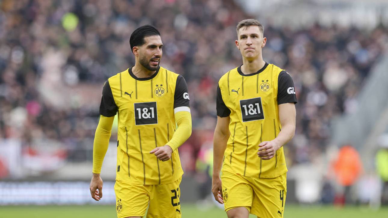 Emre Can (l.) ist Kapitän von Borussia Dortmund