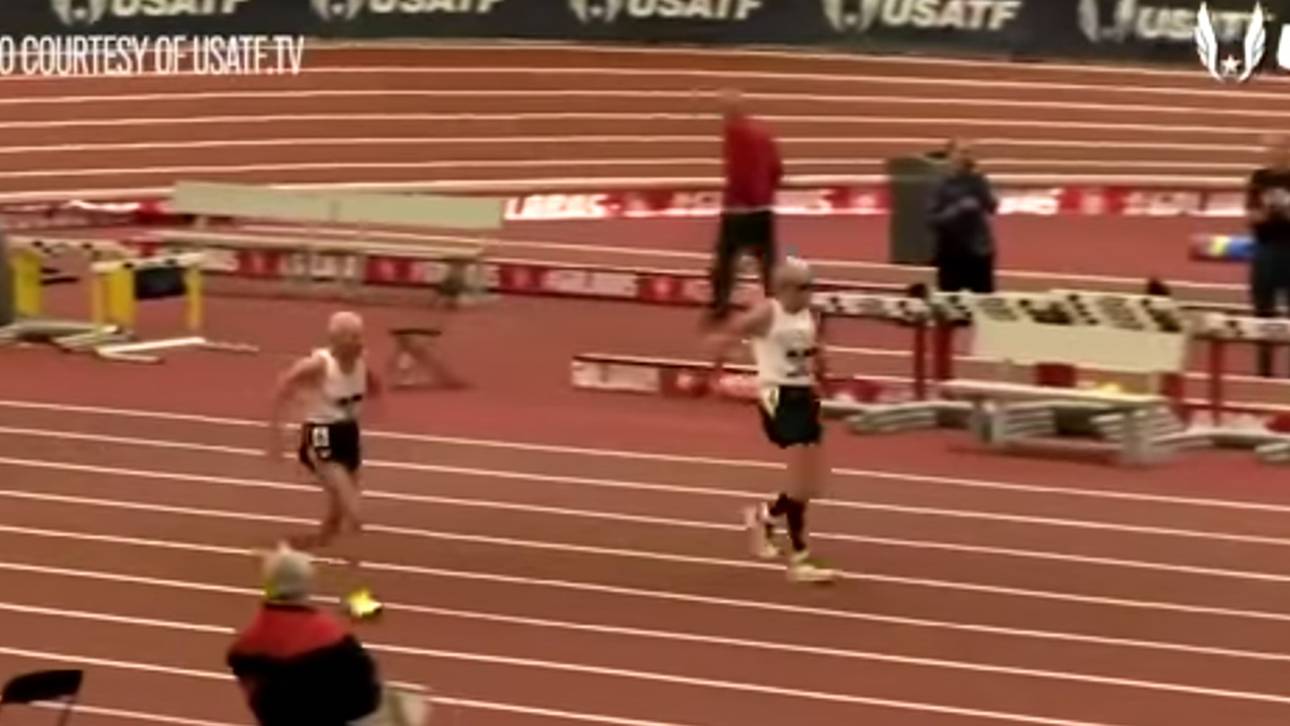 Netz feiert Duell der Sprint-Opas