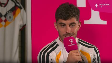 Kai Havertz spricht im Interview über das anstehende WM-Auftaktspiel gegen Curaçao am Sonntag, betitelt Manuel Neuer als "besten Torhüter der Welt" und erklärt, warum er in seiner Rolle als Leistungsträger den Druck liebt.