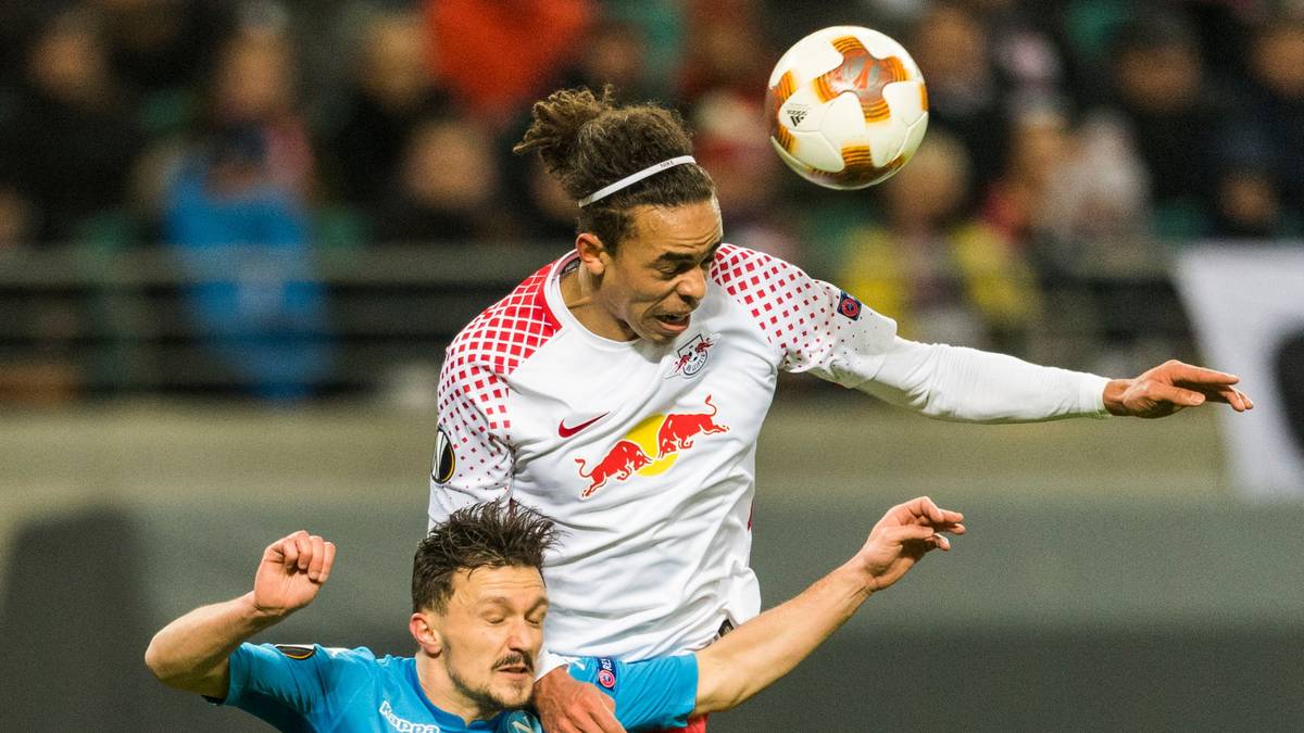 YUSSUF POULSEN (bis 90.+1): Musste ordentlich einstecken, bekam gefühlt in jedem Luftduell einen Unterarm oder Ellenbogen ins Gesicht. Kam im Spiel nach vorne daher nicht so zur Entfaltung - SPORT1-Note: 3,5