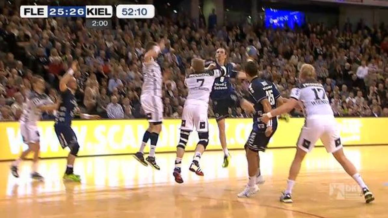 Flensburg feiert Sieg im Nordderby