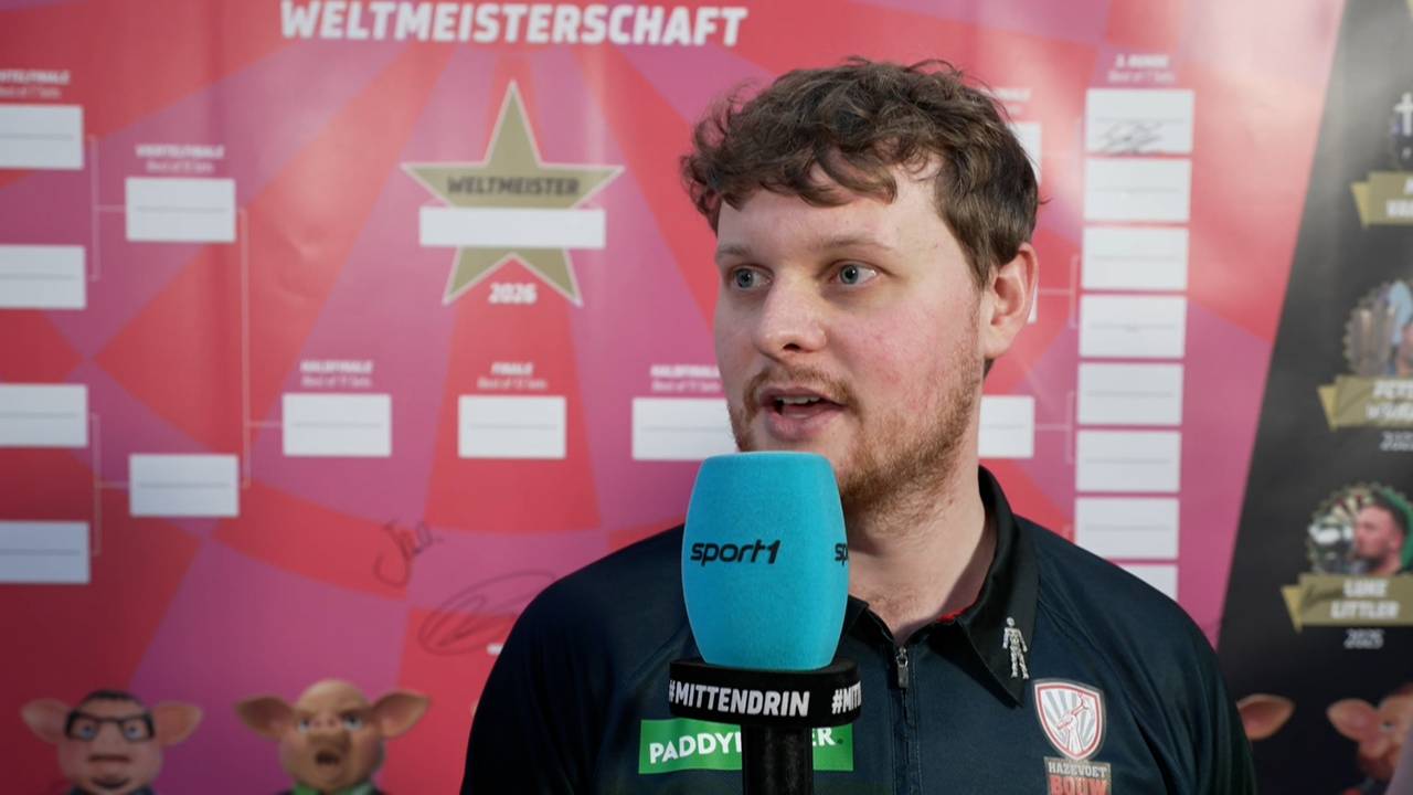 Darts-Profi ringt mit Lärm im Ally Pally