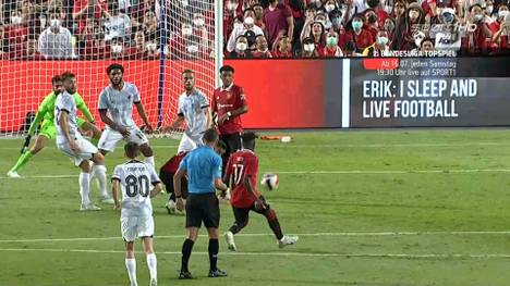 Der FC Liverpool hat in einem Testspiel in Bangkok eine Klatsche gegen den Premier-League-Rivalen Manchester United einstecken müssen. Deren neuen Trainer gelang ein perfekter Einstand.