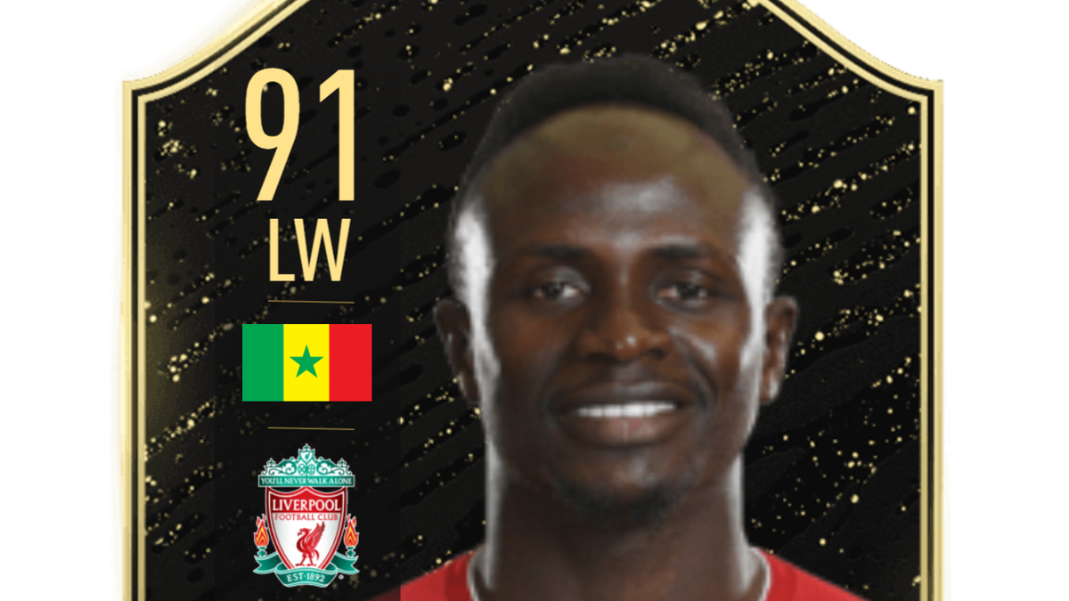 Sadio Mané (FC Liverpool), Linker Flügel: 91