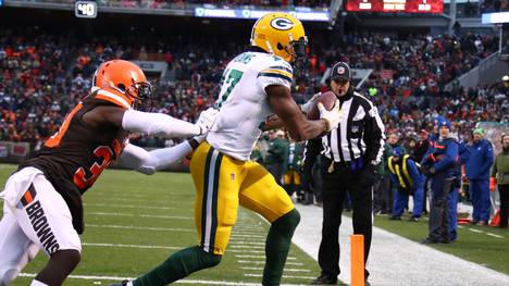 Davante Adams hält mit zwei Touchdowns die Playoff-Hoffnungen der Packers am Leben