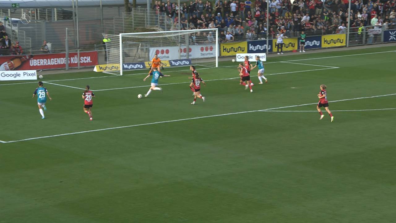 Frauen-Bundesliga: Bayer Leverkusen - 1. FC Köln (1:1) | Highlights