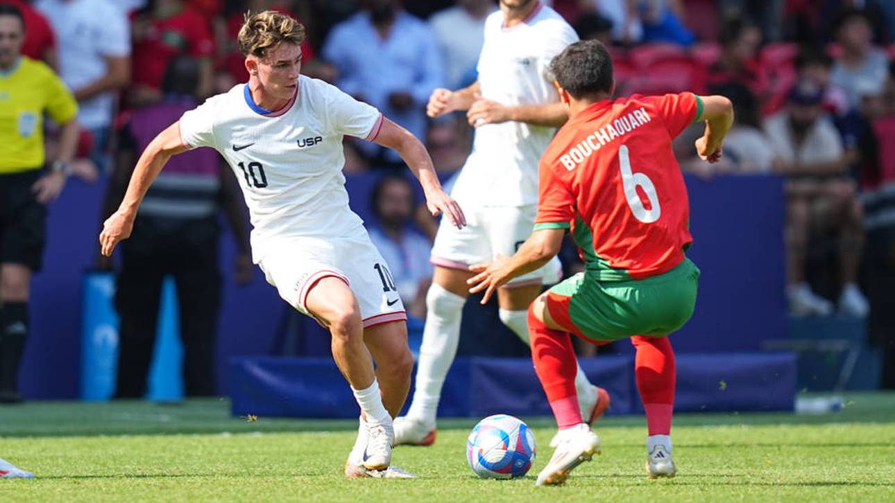 Scheiterte mit den US-Boys im Olympia-Viertelfinale an Marokko: Taylor Booth (l.) 