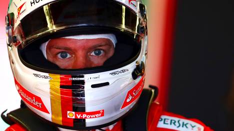Angespannt: Sebastian Vettel