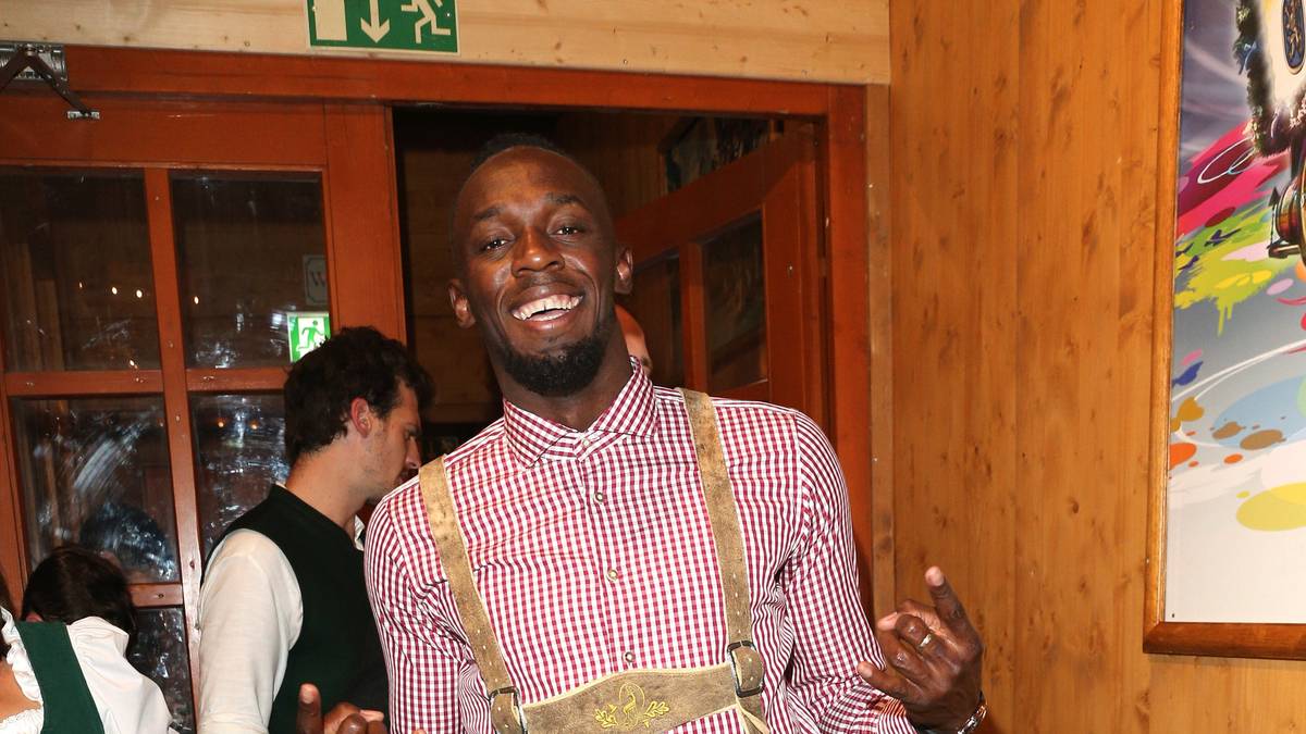 Sprint-Superstar Usain Bolt ist nicht zum ersten Mal auf der Wiesn. Schon in den vergangenen Jahren feierte der Jamaikaner auf dem Oktoberfest