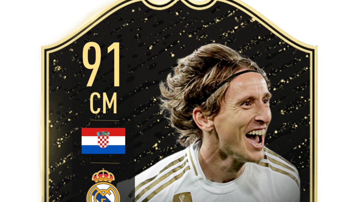 Luka Modric (Real Madrid), Zentrales Mittelfeld: 91 (+1) 