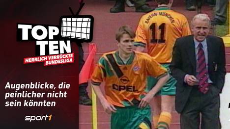 Diesmal blicken wir die peinlichsten Augenblicke der Bundesliga! Unsere Top 10 der legendärsten Momente in der Bundesliga-Historie.