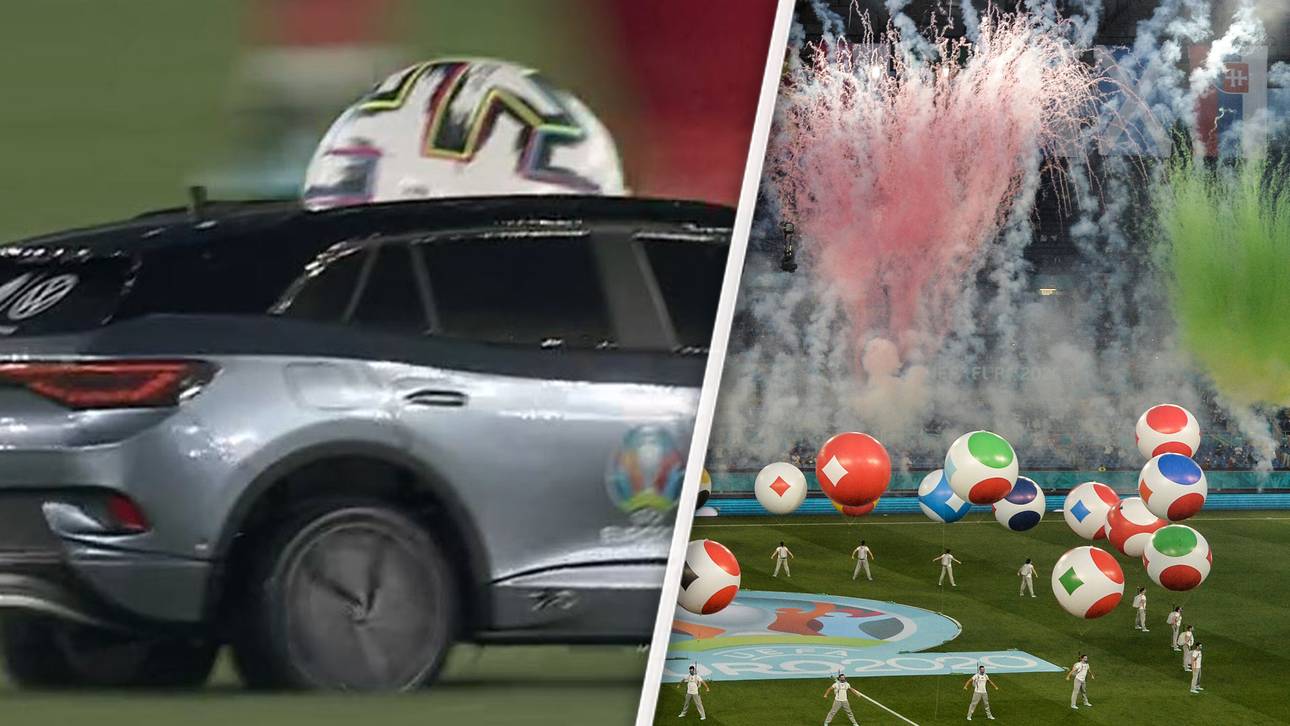 Fan-Spott für EM-Eröffnung in retro