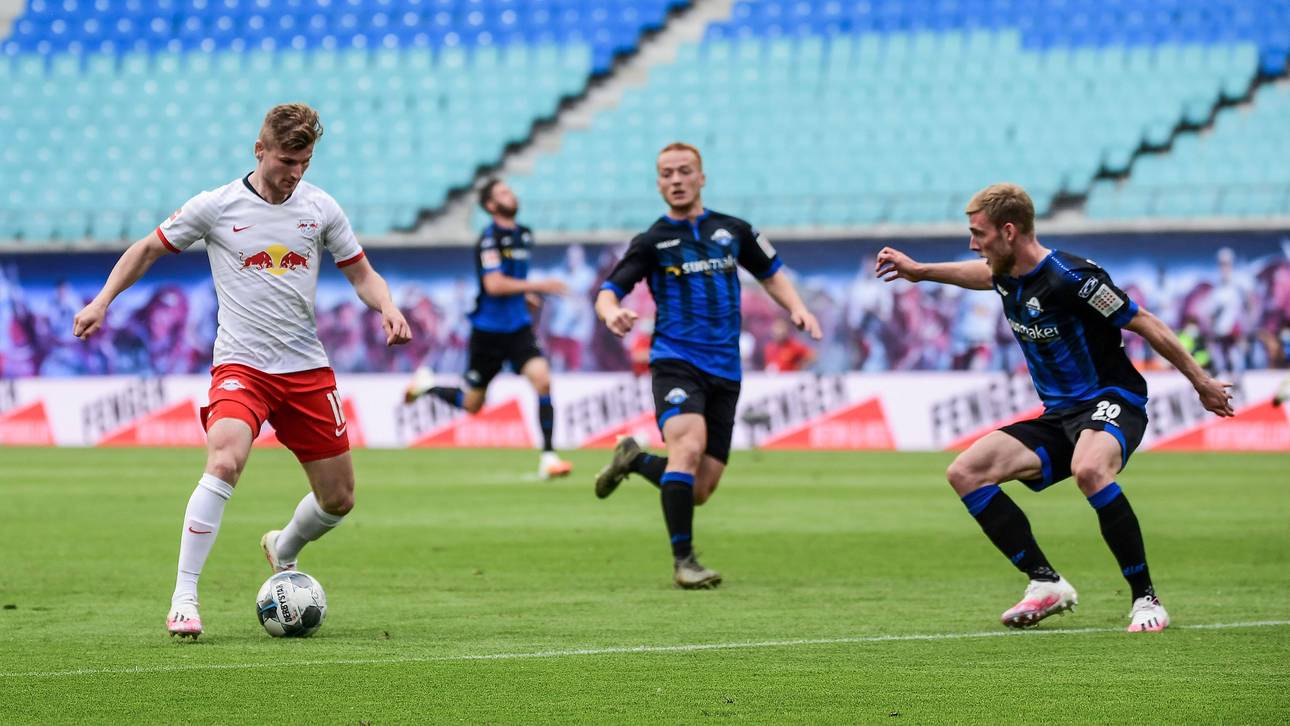 Leipzig verspielt Sieg in Unterzahl