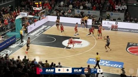 Die BBL-Highlights der Partie  BMA365 Bamberg Baskets - ratiopharm ulm im Video.