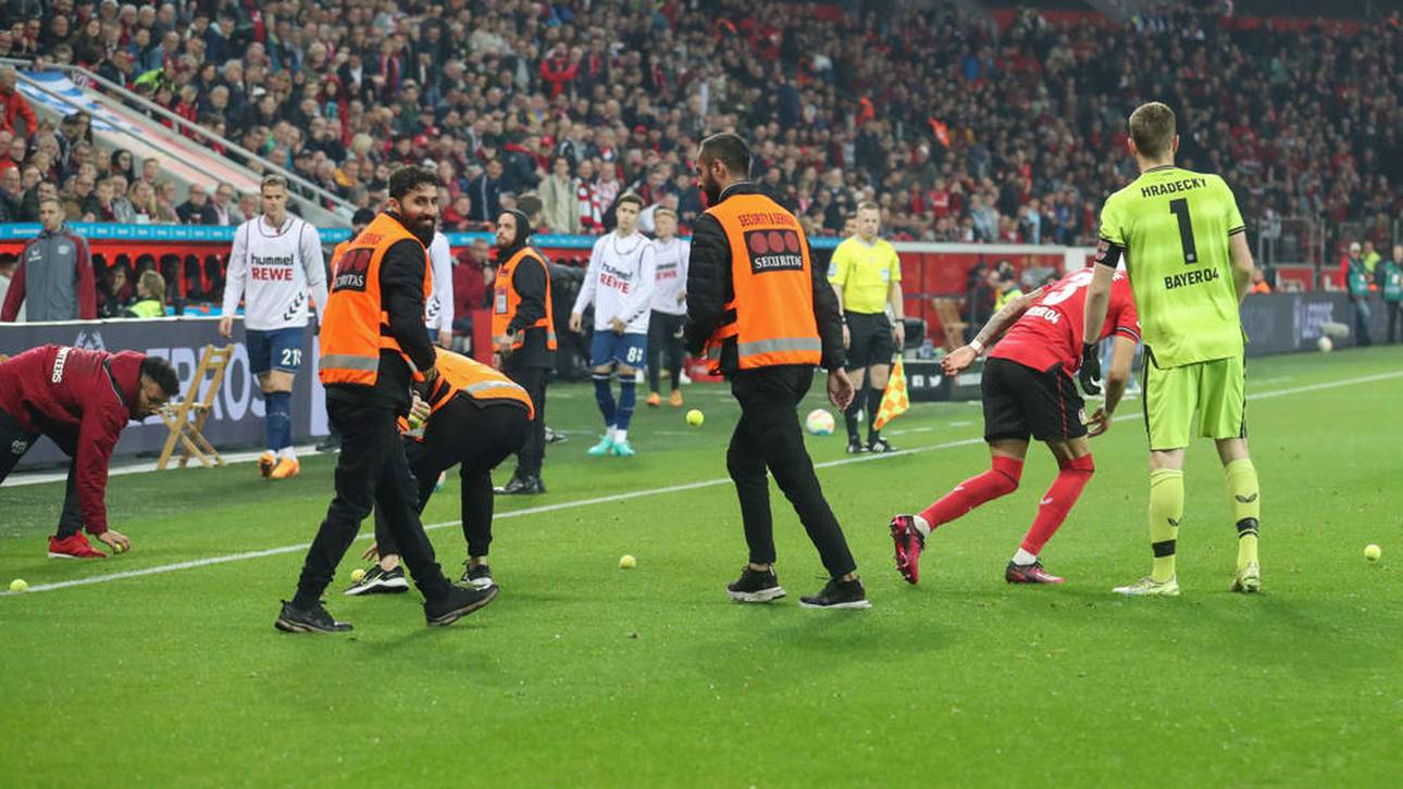 Kuriose Szenen in Leverkusen