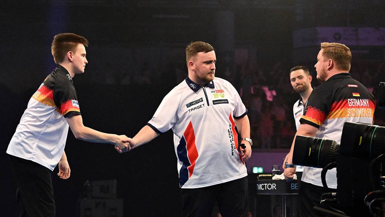Luke Littler zeigte sich nach dem Aus gegen Deutschland bedient