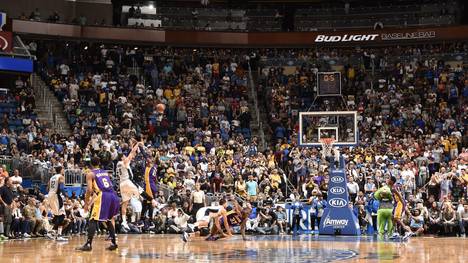 Nikola Vucevic traf für die Orlando Magic gegen die Los Angeles Lakers zum Sieg