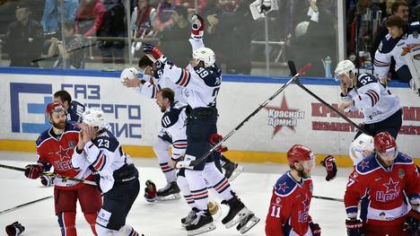 Metallurg Magnitogorsk wurde in der verganenen Saison Meister der KHL