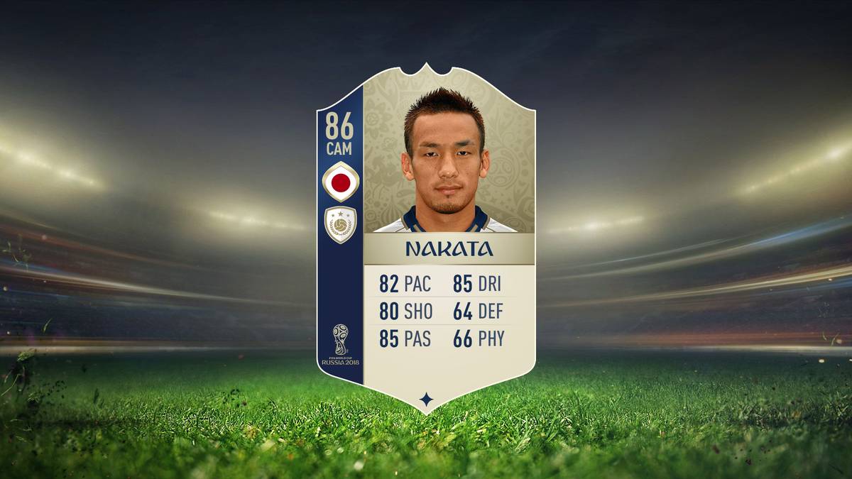 Hidetoshi Nakata - Japan - Gesamtstärke 86
