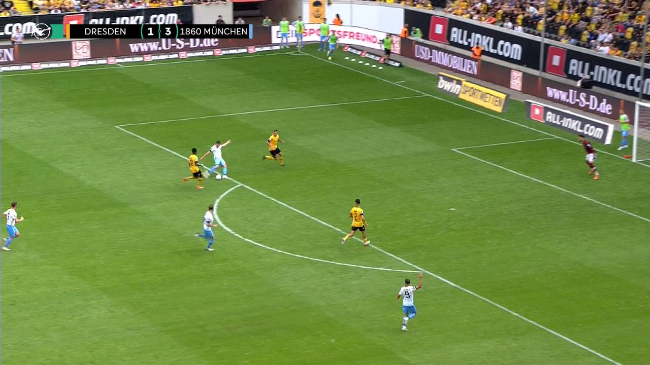 SG Dynamo Dresden - TSV 1860 München (3:4): Tore und Highlights | 3. Liga