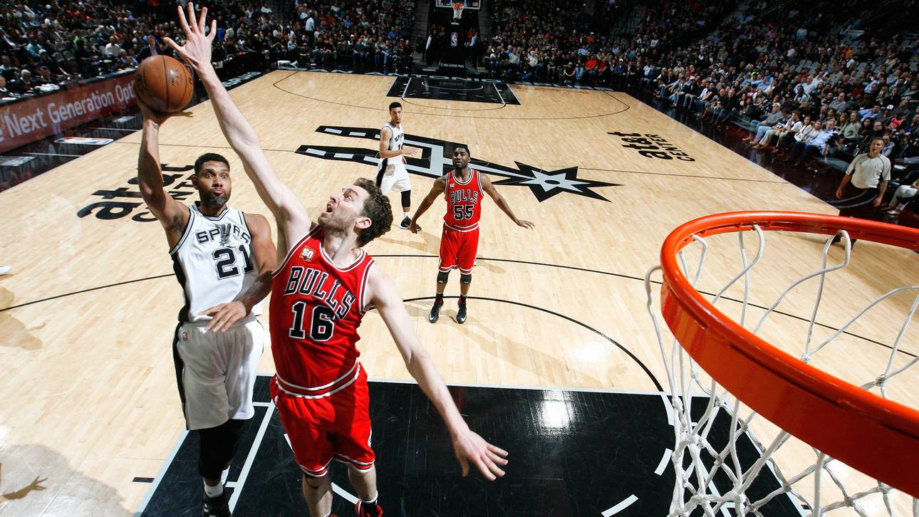 Duncan mit Fabel-Marke für Spurs