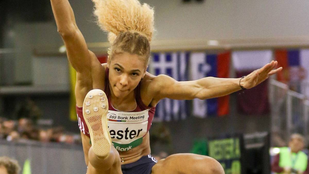Alexandra Wester ist der neue Stern am deutschen Leichtathletik-Himmel. Die 21-jährige Weitspringerin fliegt beim Hallen-ISTAF mit 6,95m in die Weltspitze