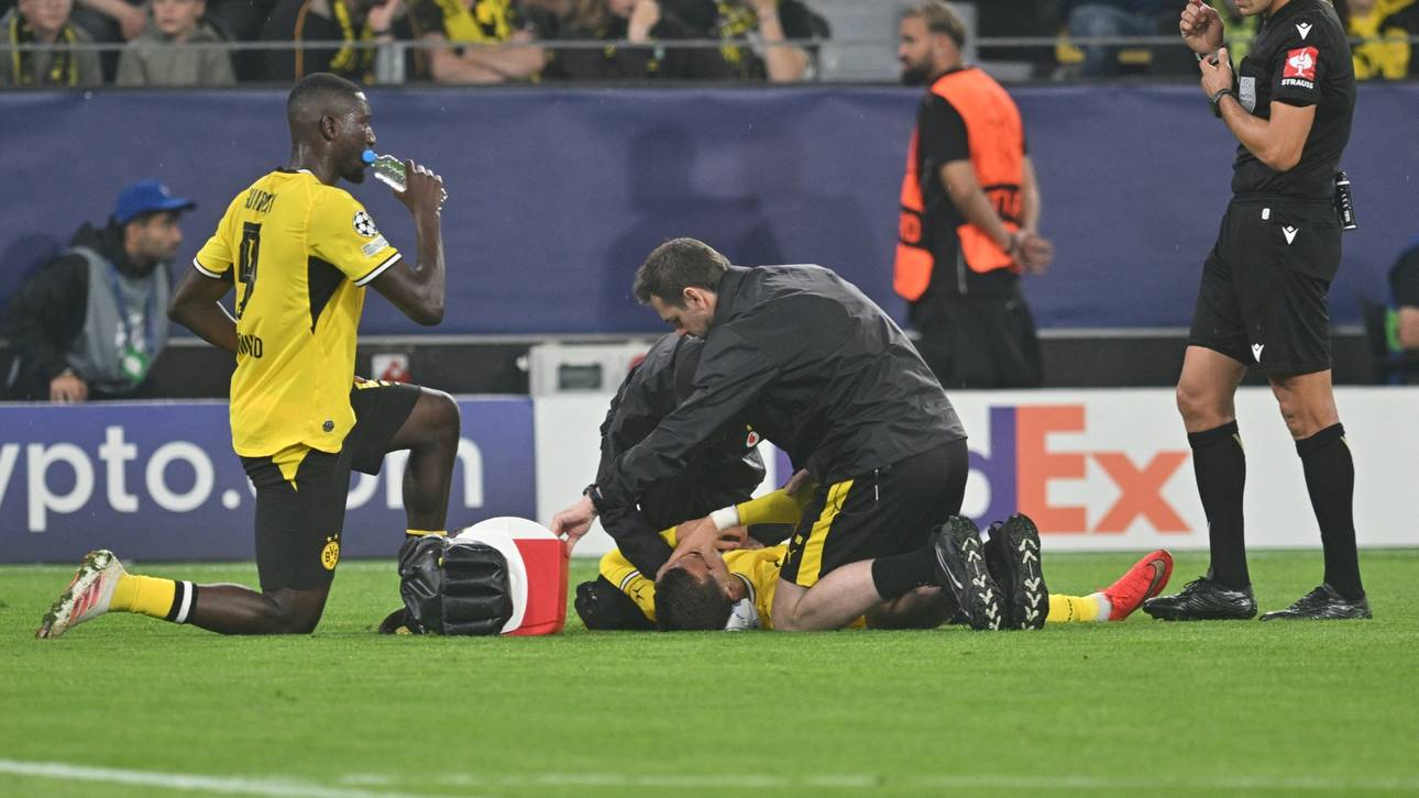 Nächster BVB-Ausfall: Karetsas auf Trage vom Platz gebracht
