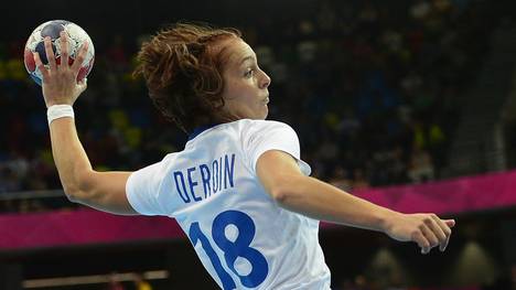 Audrey Deroin nahm mit Frankreich an den Olympischen Spielen in London teil