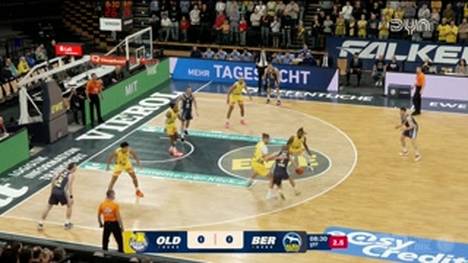 Die BBL-Highlights der Partie EWE Baskets Oldenburg - ALBA BERLIN im Video.