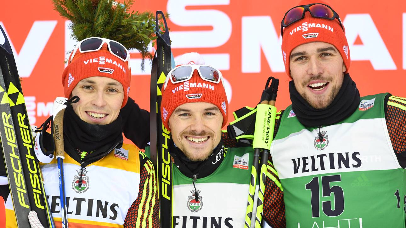 Kompakt: Dreifachsieg für Kombinierer