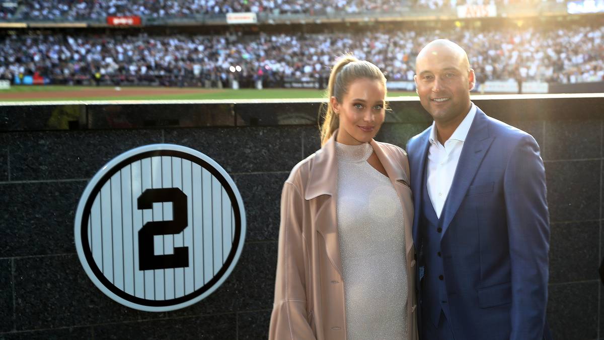 MLB-Legende Derek Jeter hat ebenfalls eine Schönheit an seiner Seite: Seit 2015 ist er mit Model Hannah Davis - inzwischen Hannah Jeter - zusammen. Die beiden heirateten im Juli 2016