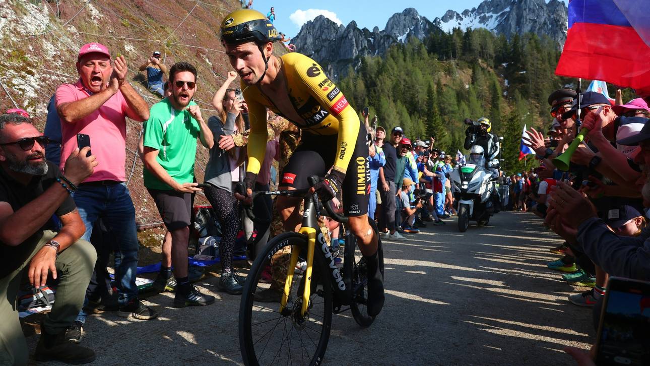 Roglic trotz Defekt vor Gesamtsieg