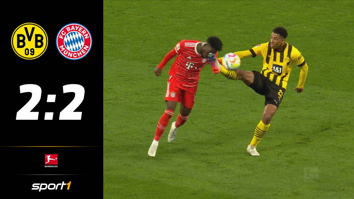 Borussia Dortmund feiert einen furiosen Punkt gegen den FC Bayern. Ausgerechnet Modeste wird zum späten Erlöser, auch Moukoko glänzt.