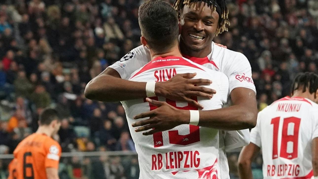 Sieg gegen Donezk: Leipzig im Achtelfinale, Sorge um Werner