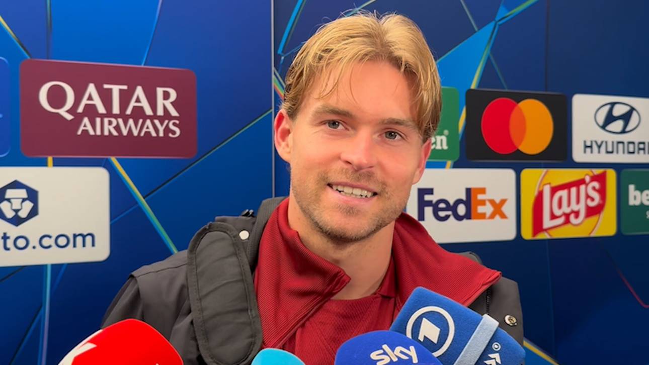 Trotz Unentschieden: Mittelstädt scherzt in der Mixed Zone