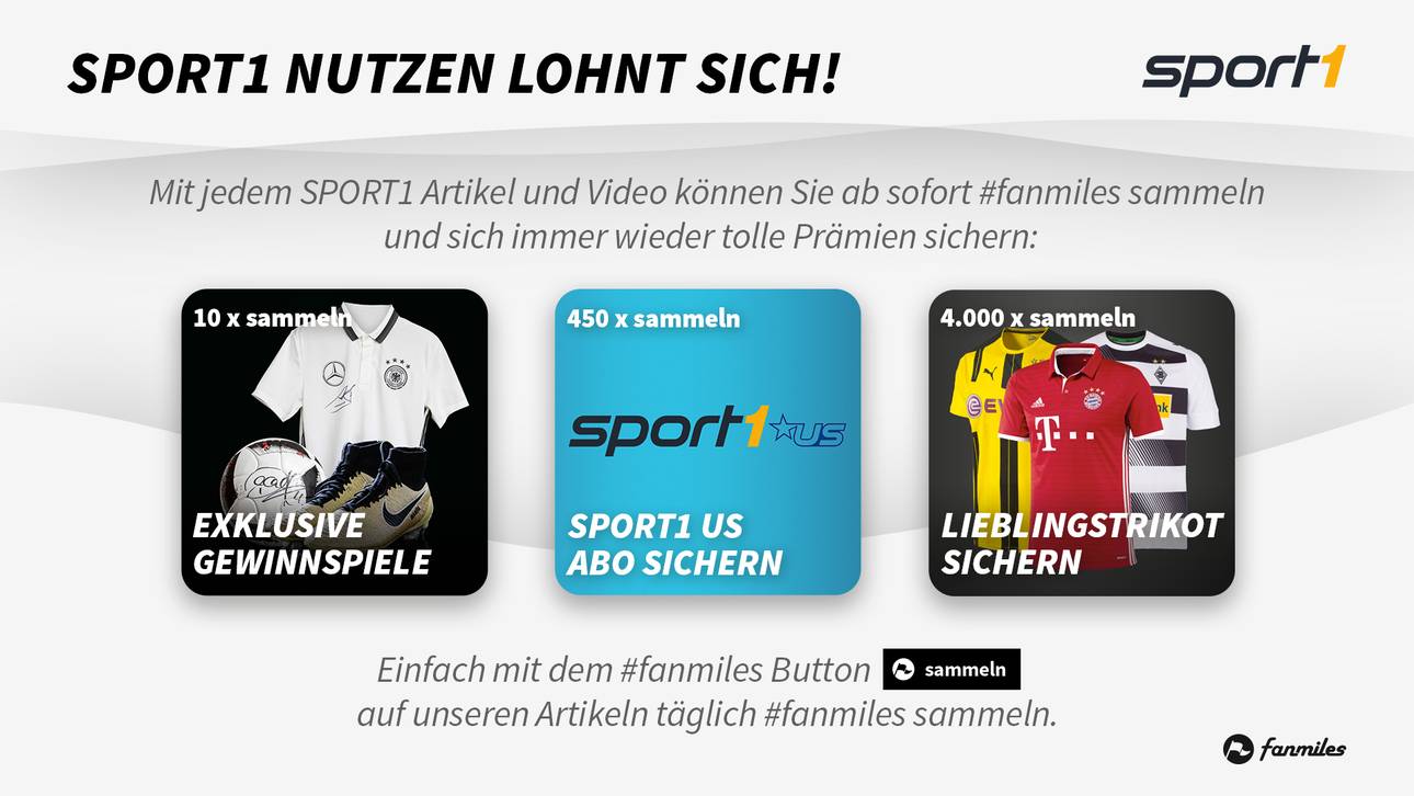 NEU: SPORT1 belohnt Sie!