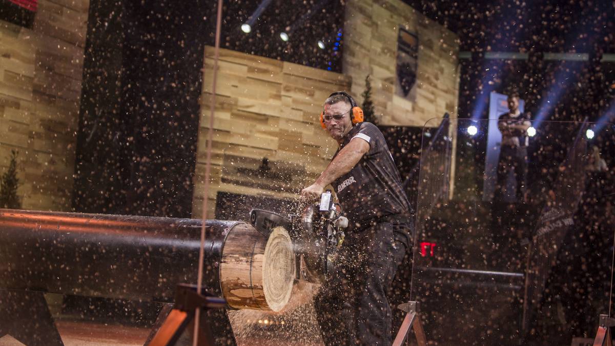JASON WYNYARD: Den Neuseeländer gilt es in Lillehammer zu schlagen. Der Titelverteidiger und siebenfache Weltmeister ist das Maß der Dinge in der Timbersports-Series