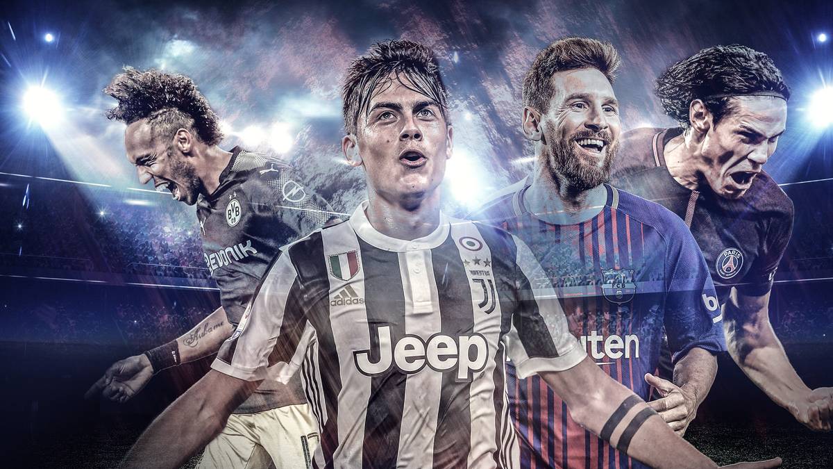 Vor dem 2. Spieltag der Champions League treffen Dybala, Aubameyang und Co. wie am Fließband. Doch wer ist derzeit der effektivste Torjäger? SPORT1 macht das Ranking