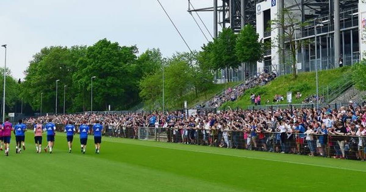 HSV-Training mit 1.500 Fans: Hamburg heiß auf Finale im Abstiegskampf